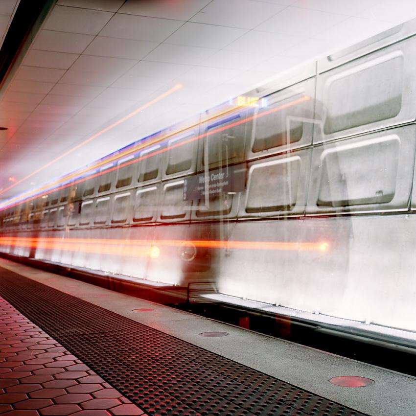 Departing Blue Line