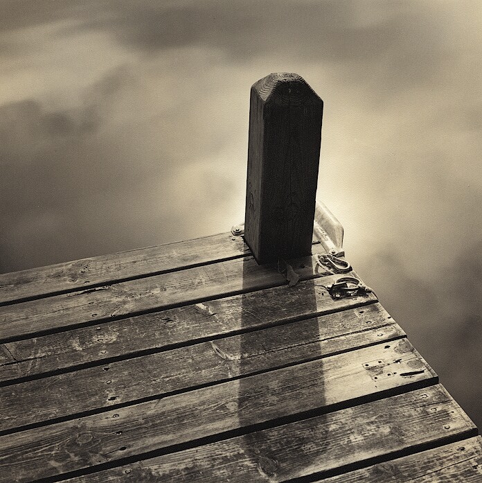 Dock And Piling (print)
