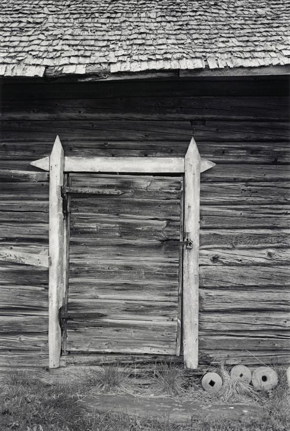 Door, old farmhouse