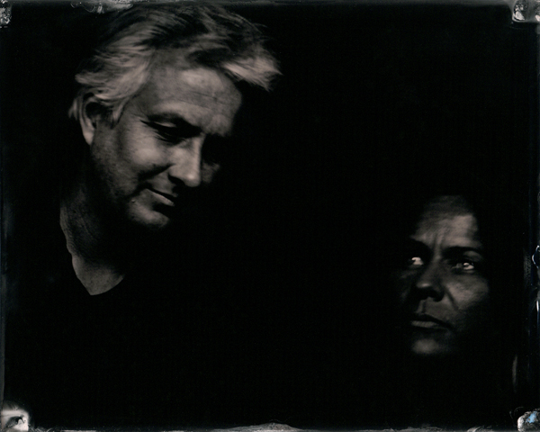 Double Portrait WPC Tintype 4x5"