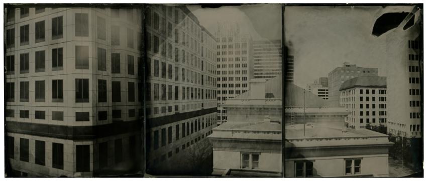 Downtown Austin - 10x24 Triptych