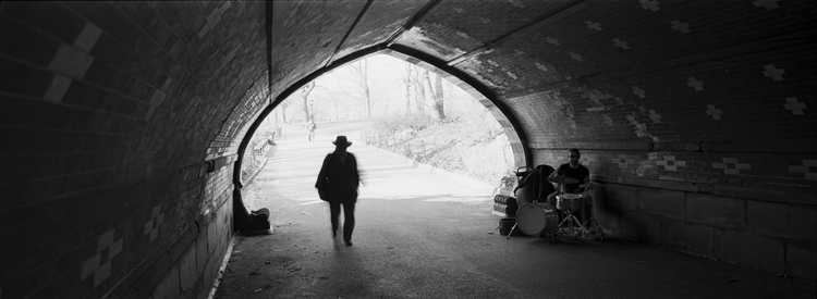 Drummer 'neath the Bridge