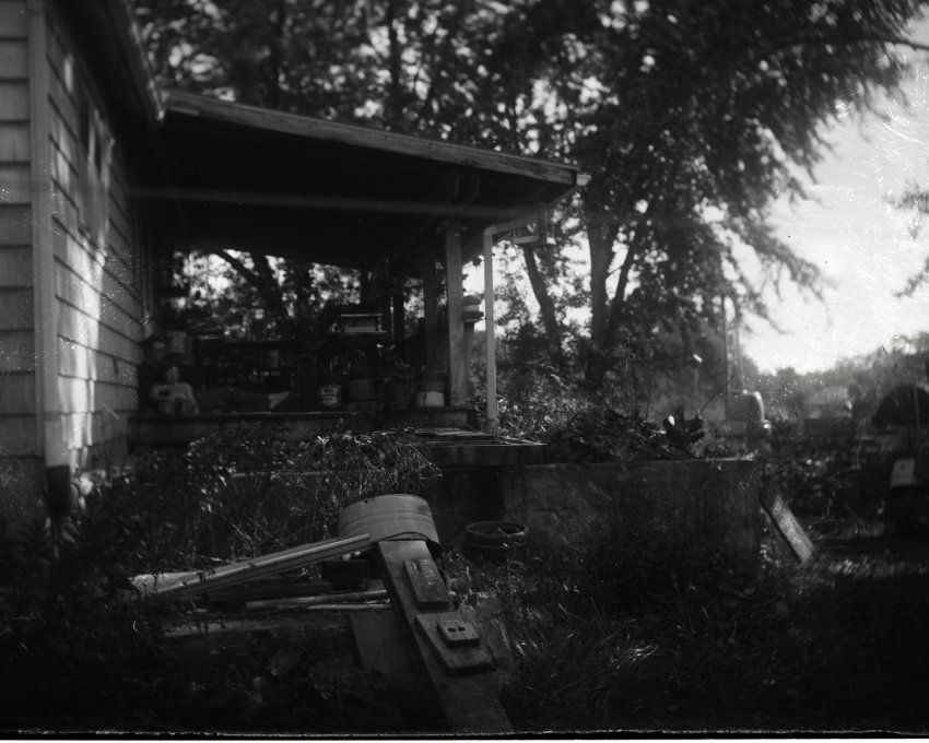 Dry Plate - Family on the Porch