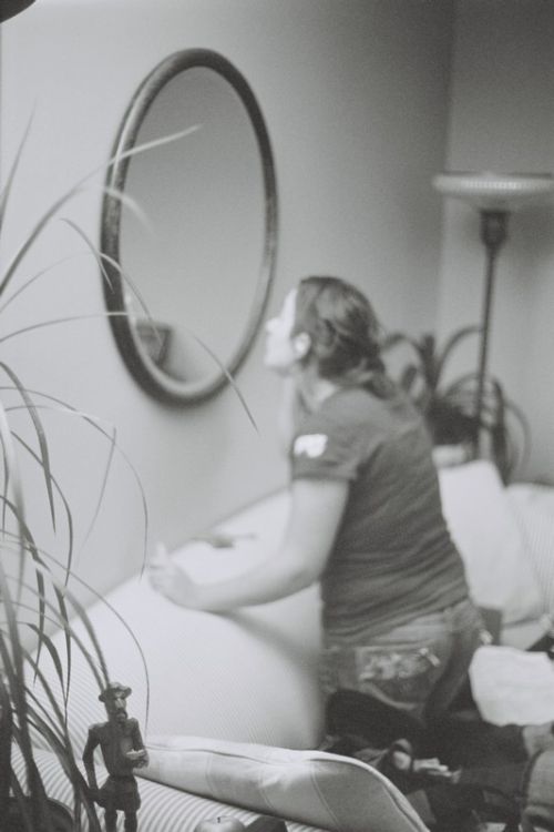 Early morning make up