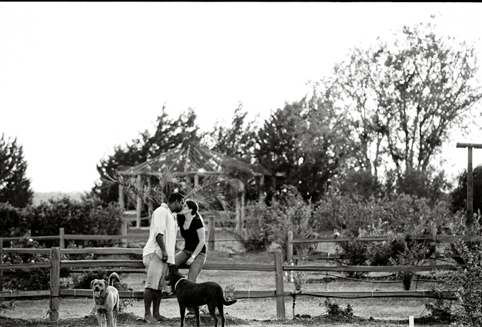 Engagement session (B&W)
