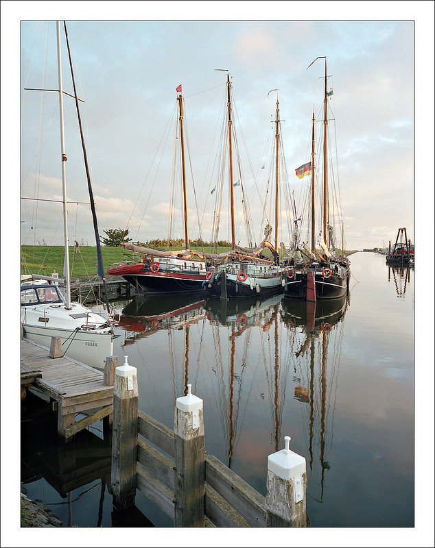 Evening at the harbor