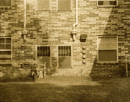 Evening Outside Apartment