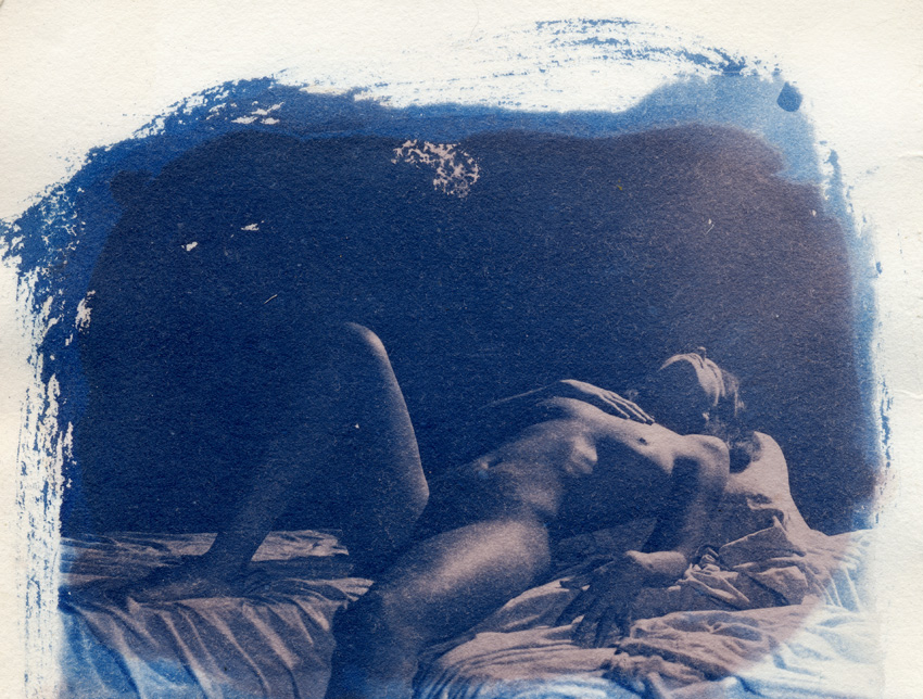 Experimental toned cyanotype 2