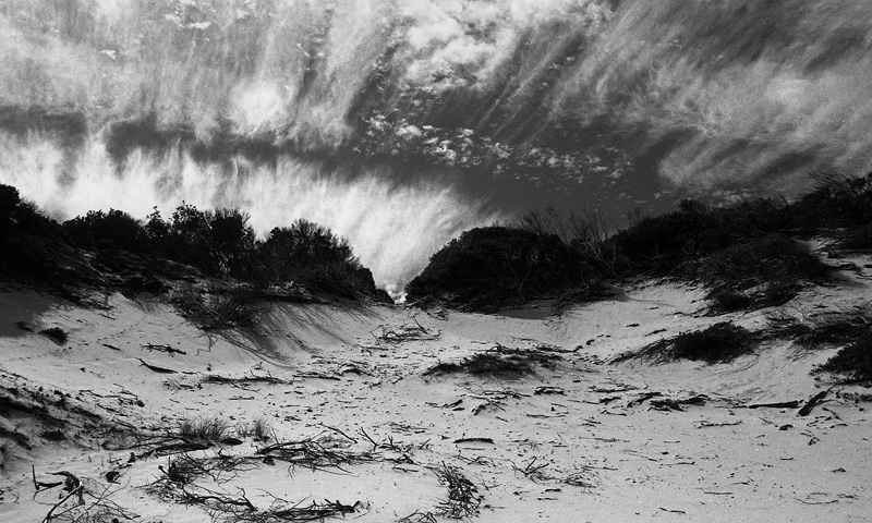 Exploding sky.