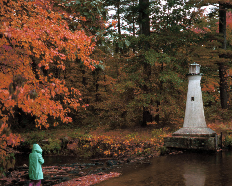 fall at potanipo - lighthouse