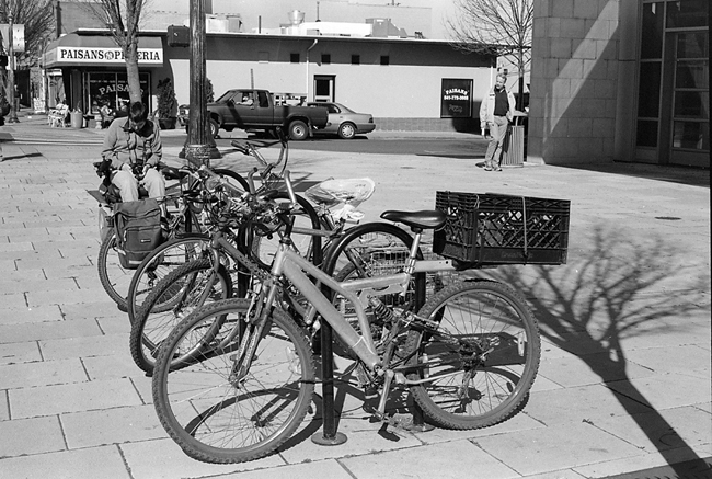 Fine tuning his Bronica