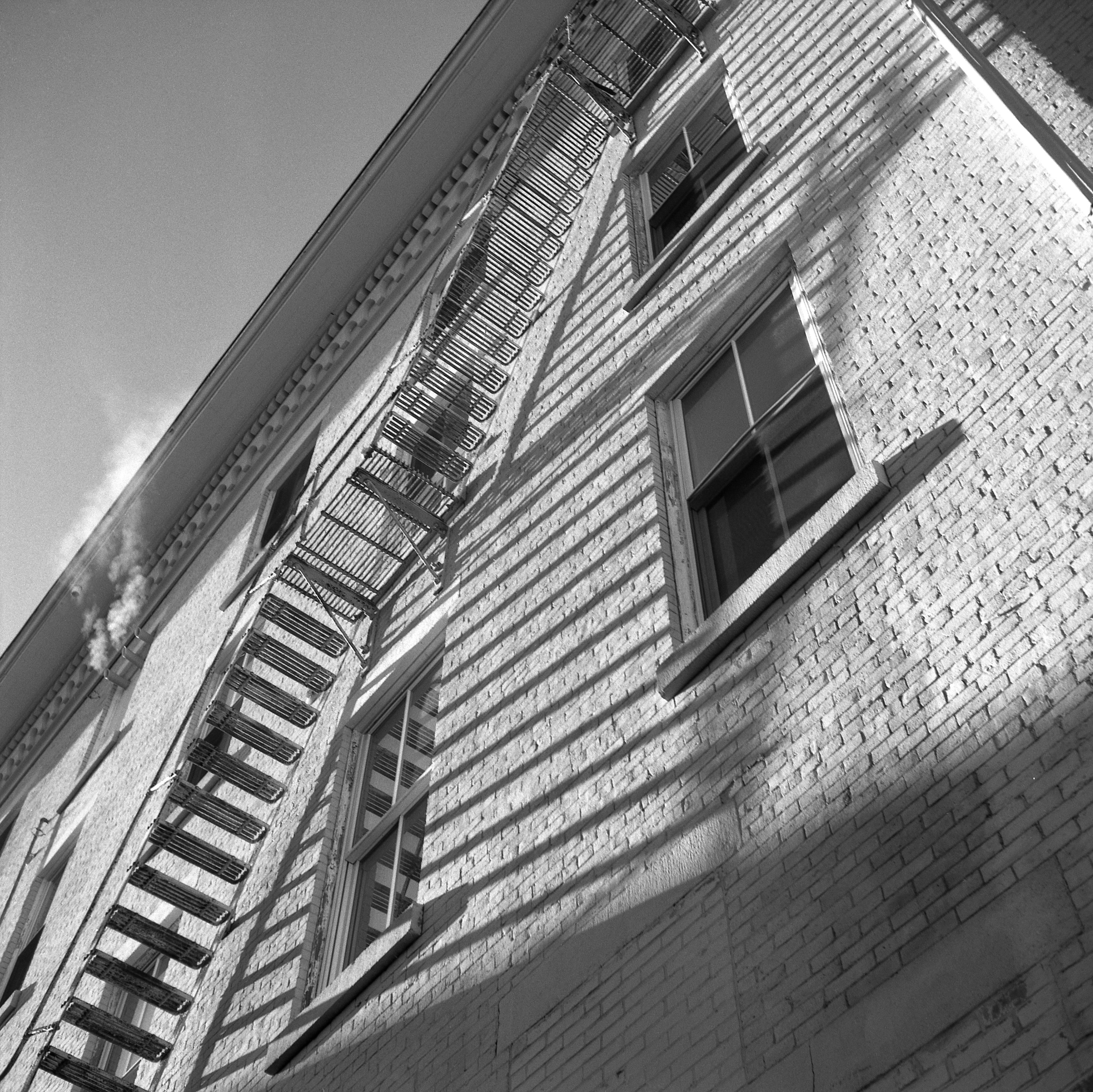 Fire escape.