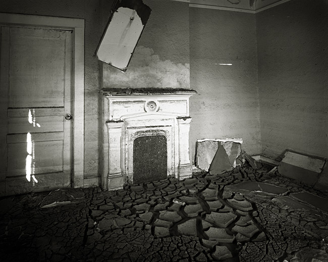 Fire place in 9th ward New Orleans