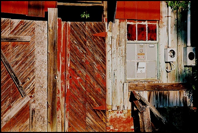 First a Barn, then a Garage, then a barn agin-now ready for demolition