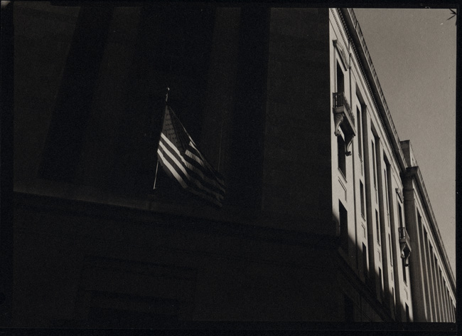 Flag in sunlight, Justice Department