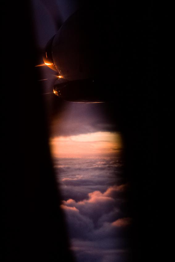 Flight home, daydreaming