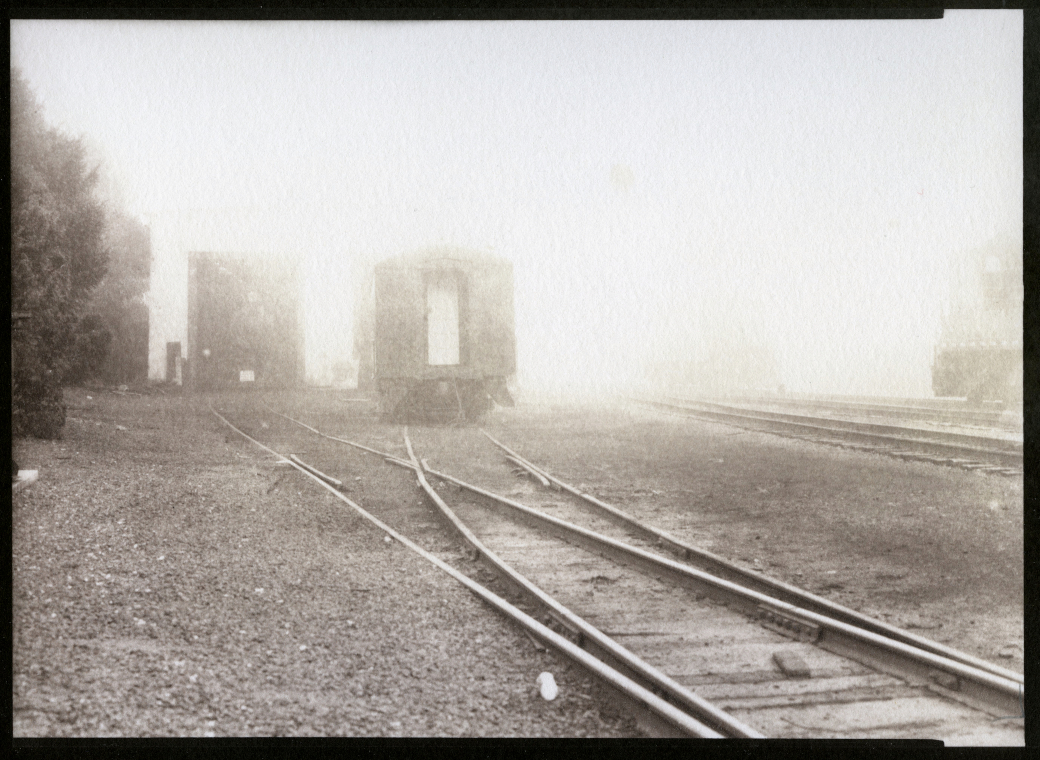 Foggy Rail Yard