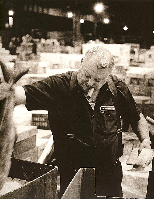 Fulton Fishmarket Worker-Toned