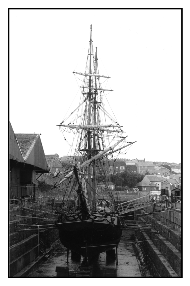 Galleon in dry dock