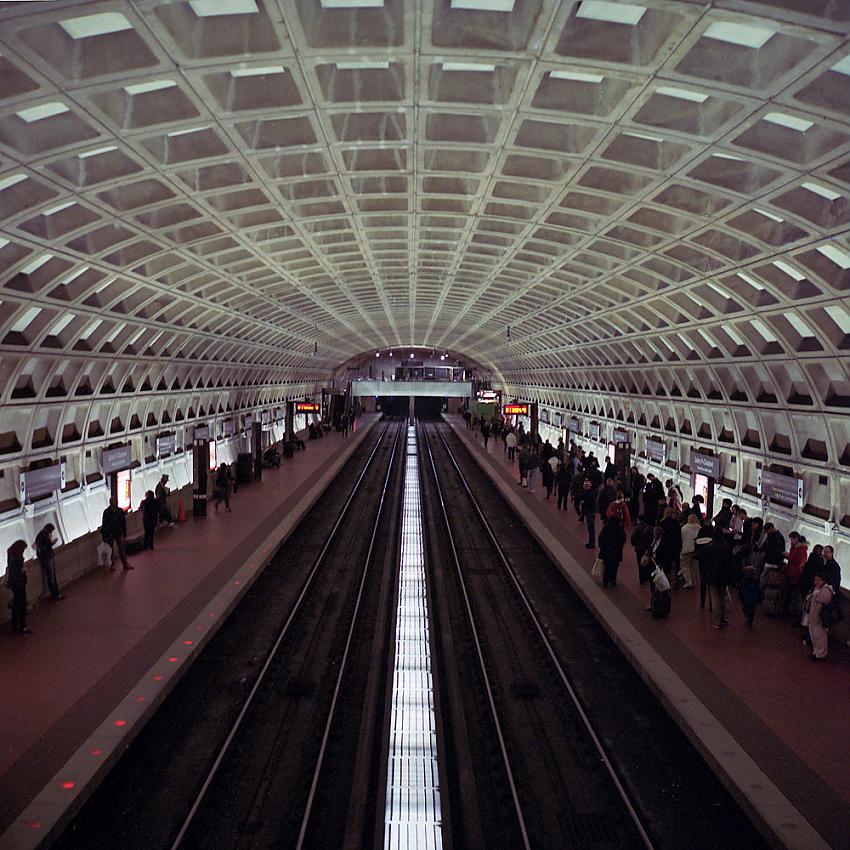 Gallery Place Metro Station, Awaiting Arrival