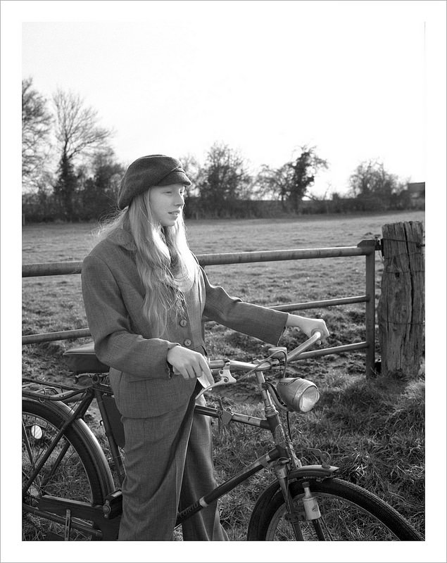 girl and bicycle - 2
