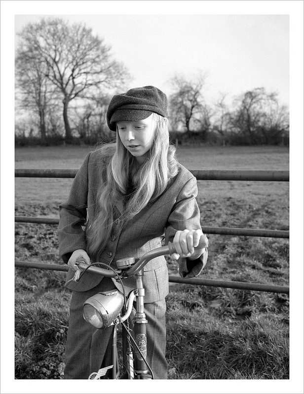 girl and bicycle - 3