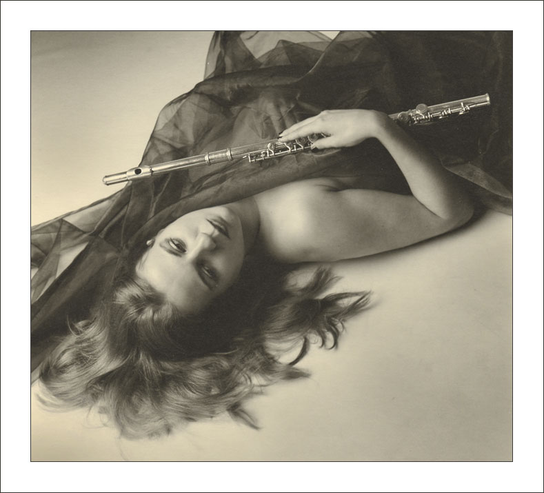 Girl and flute