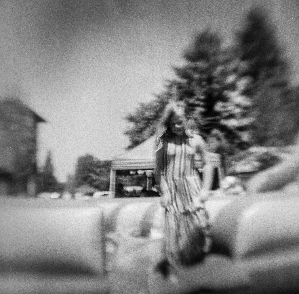 Girl In Striped Dress