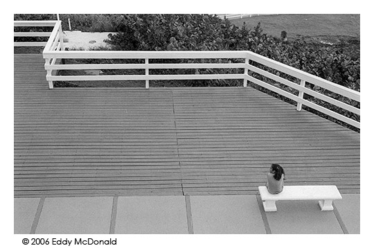 Girl on Bench