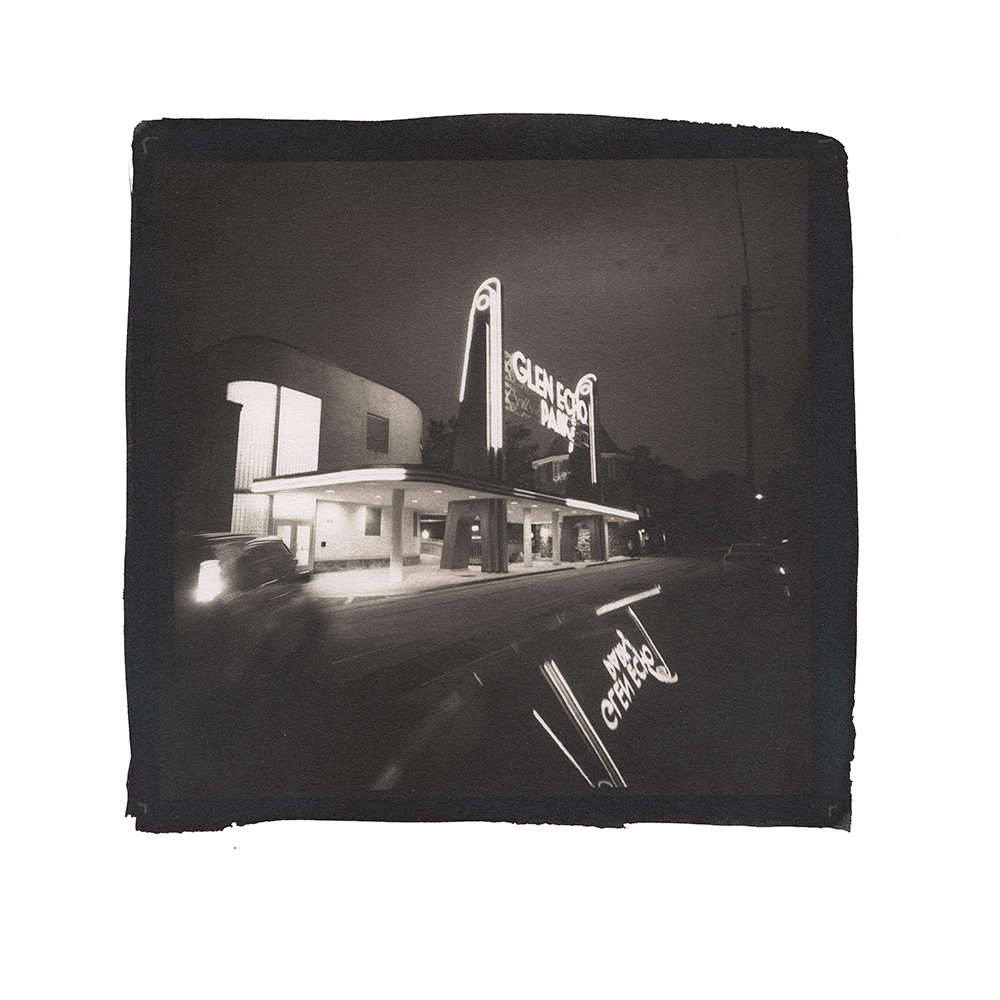 Glen Echo Park Sign, Night