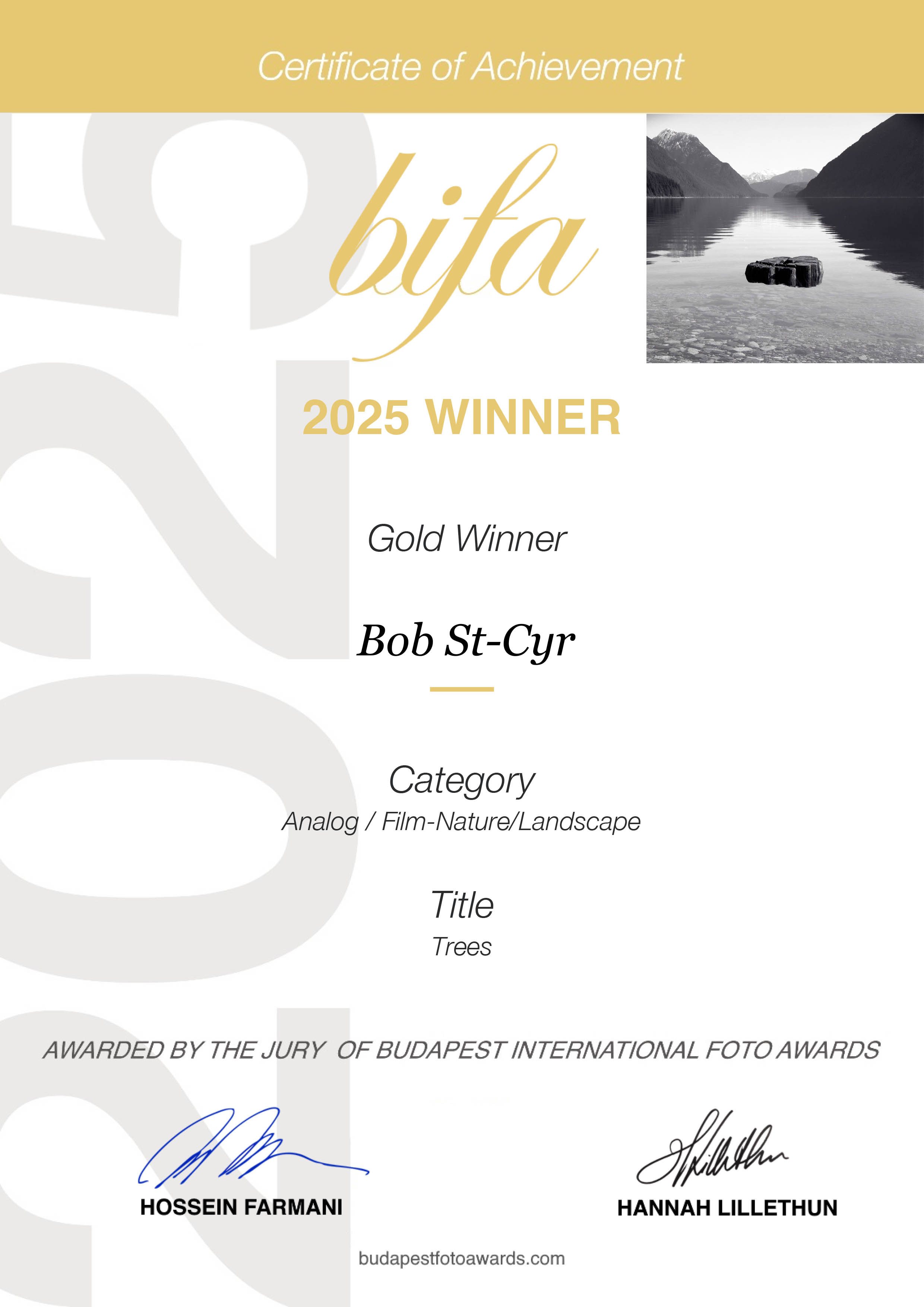 GOLD Award