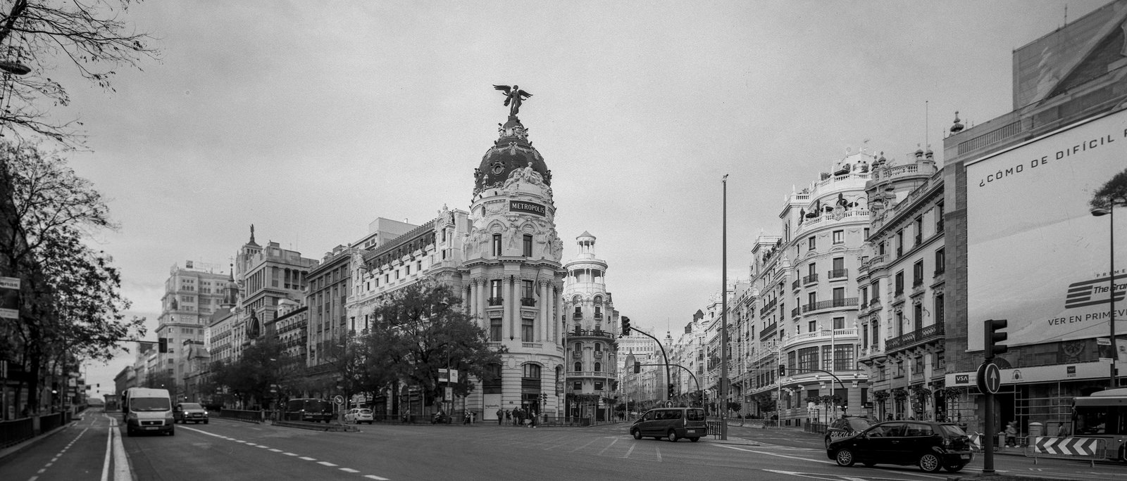 Gran Vía meets Alcalá Street