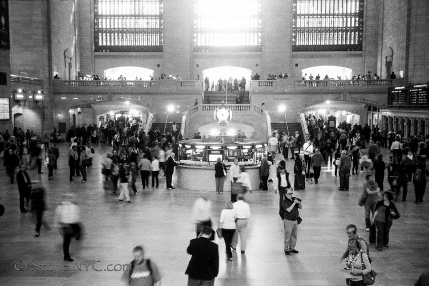 Grand Central - More experimenting with C-41 as B&W
