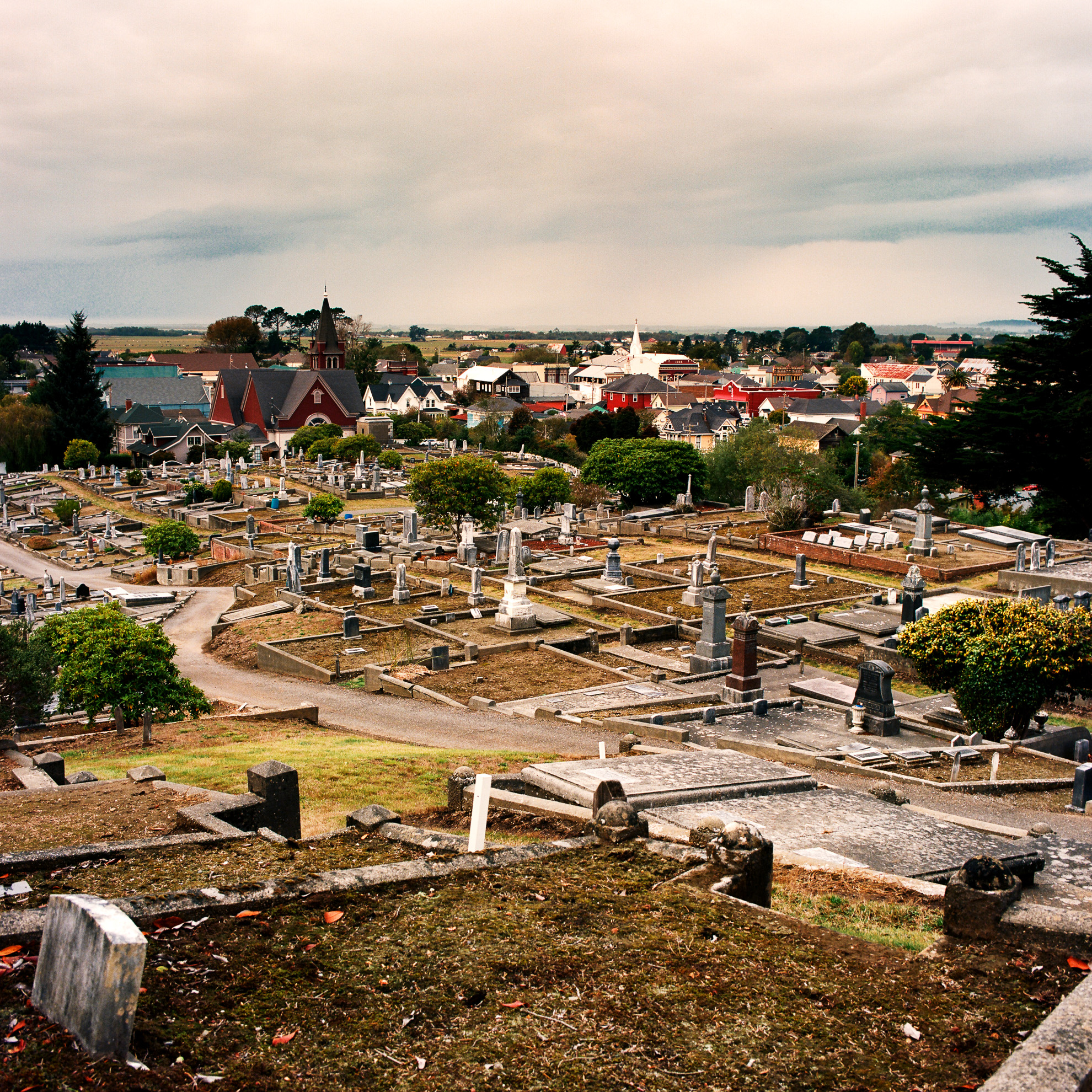 Graveyard by the ocean