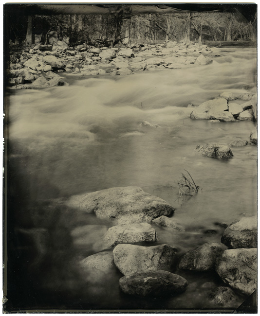 Guadalupe River - 8x10 wet plate