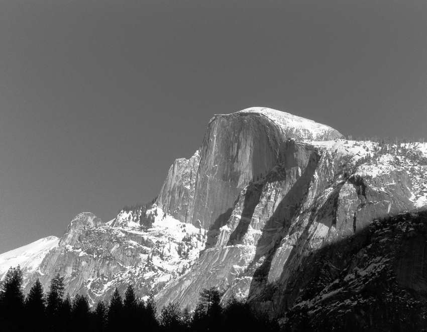 Half Dome From Mirror Lake Crop1spotresizesharp