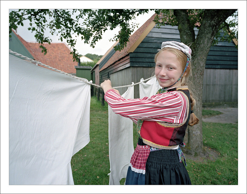 Hanging the laundry