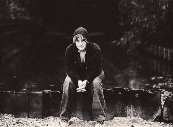Hannah at the old sewage treatment plant