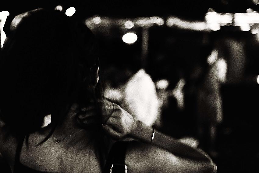 Her back