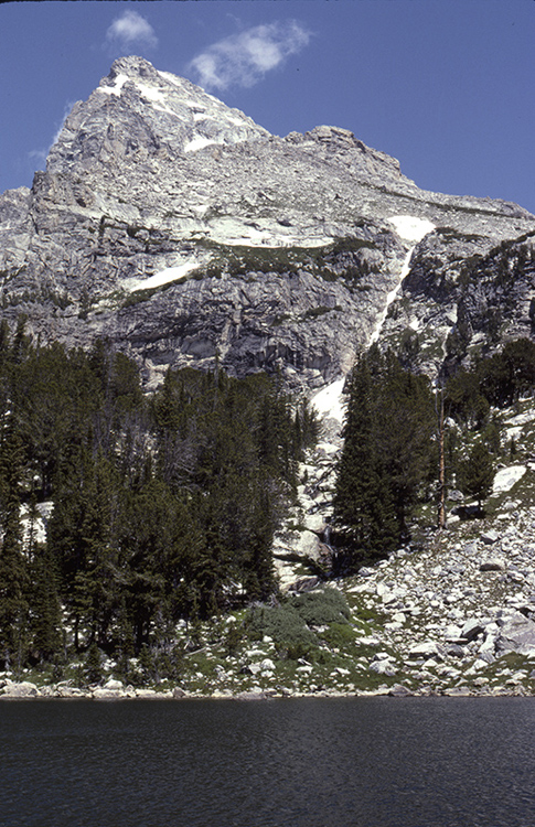 High-altitude lake