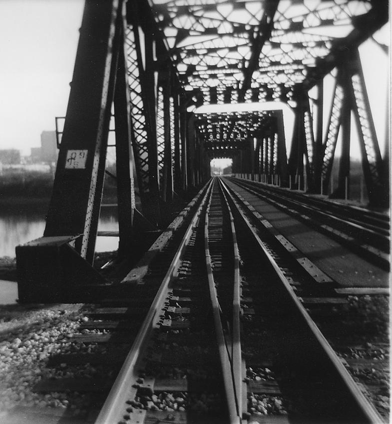 Holga shots - Track and Trestle