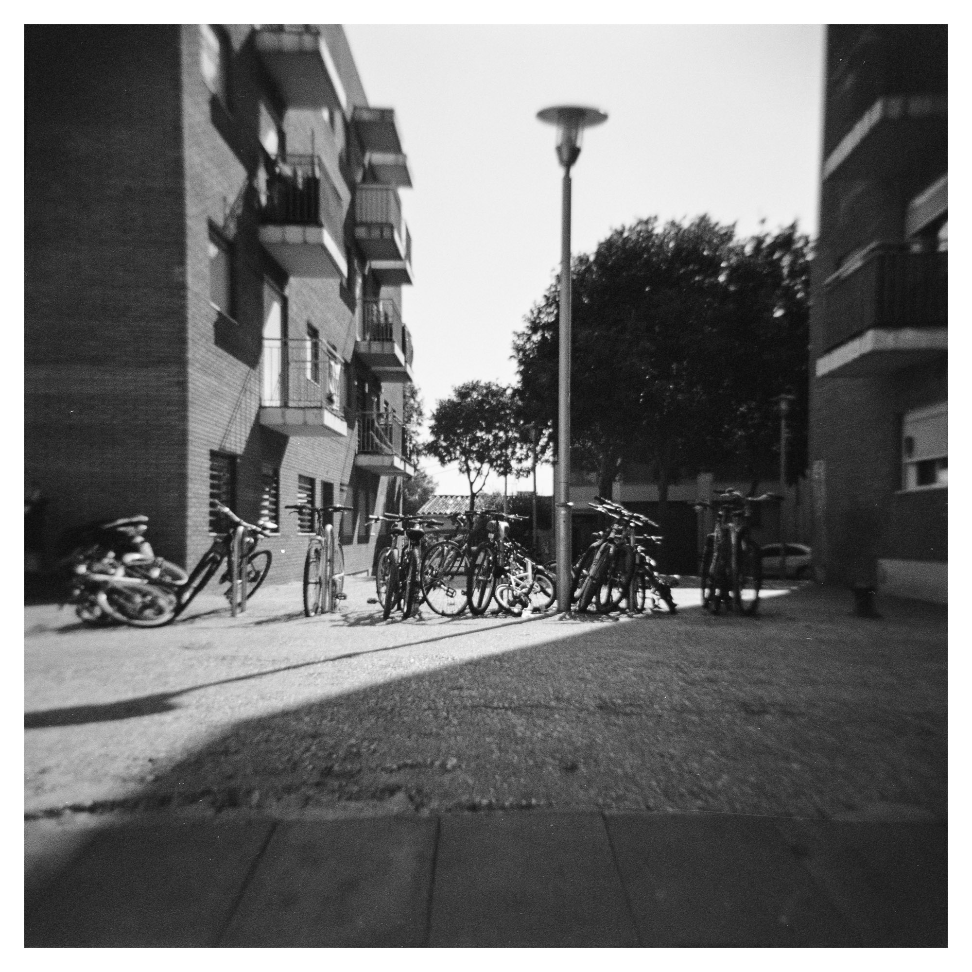Holga Week 24-Bicycle chaos