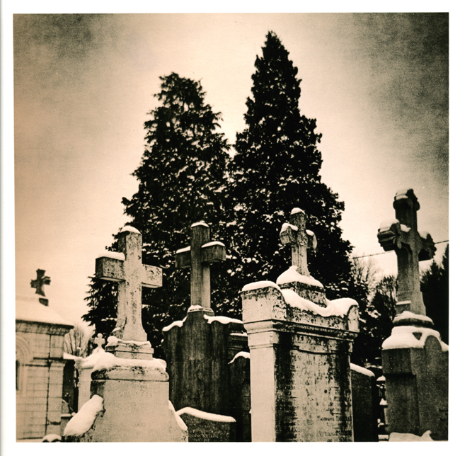 Hometown Cemetery Under The Snow