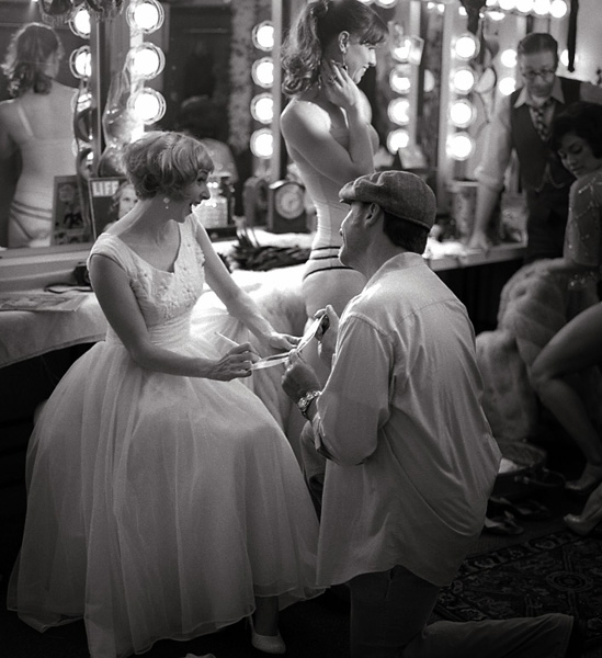 Honey's Fan -- vintage dressing room