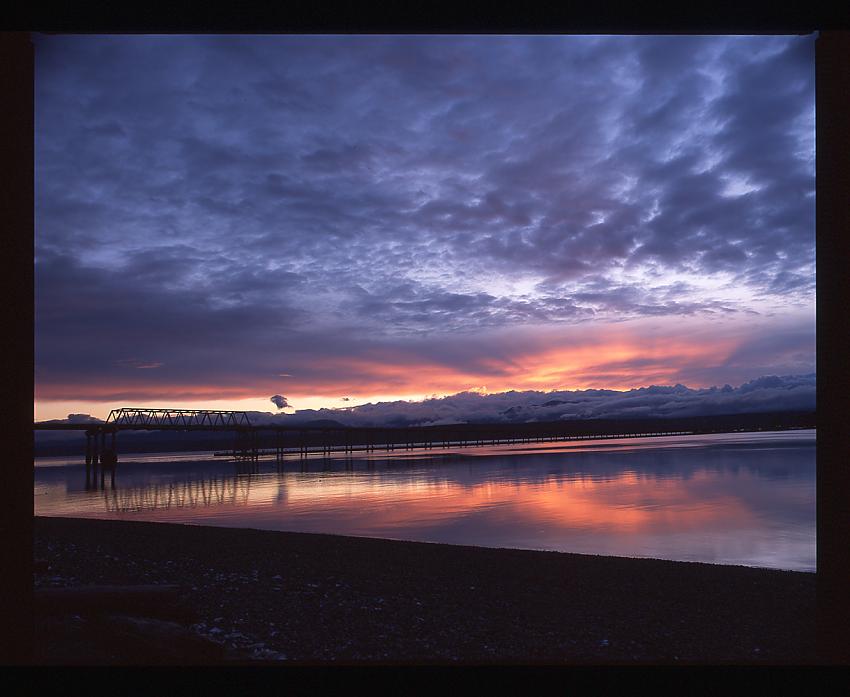 Hood Canal Bridge Looking toward Olympic Penninsula