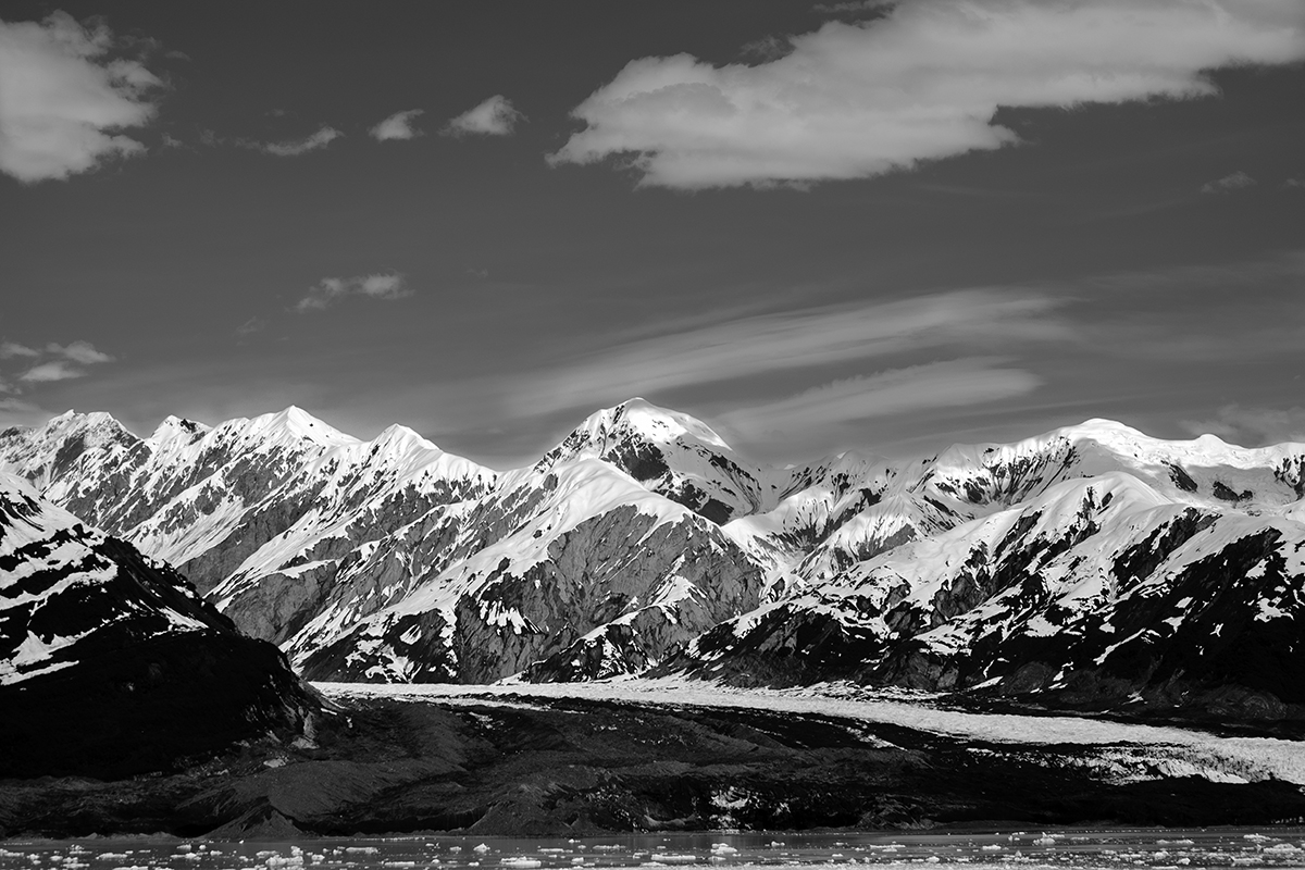Hubbard Glacier mountain range