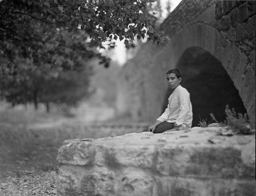 Ignacio on the bridge