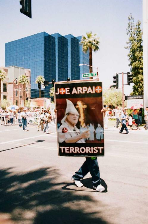 Ilegal Aliens And Their Supporters Protest Discrimination