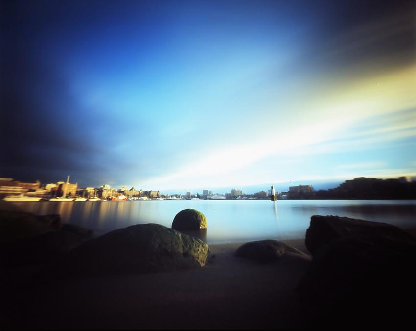 Images from medium format pinhole cam