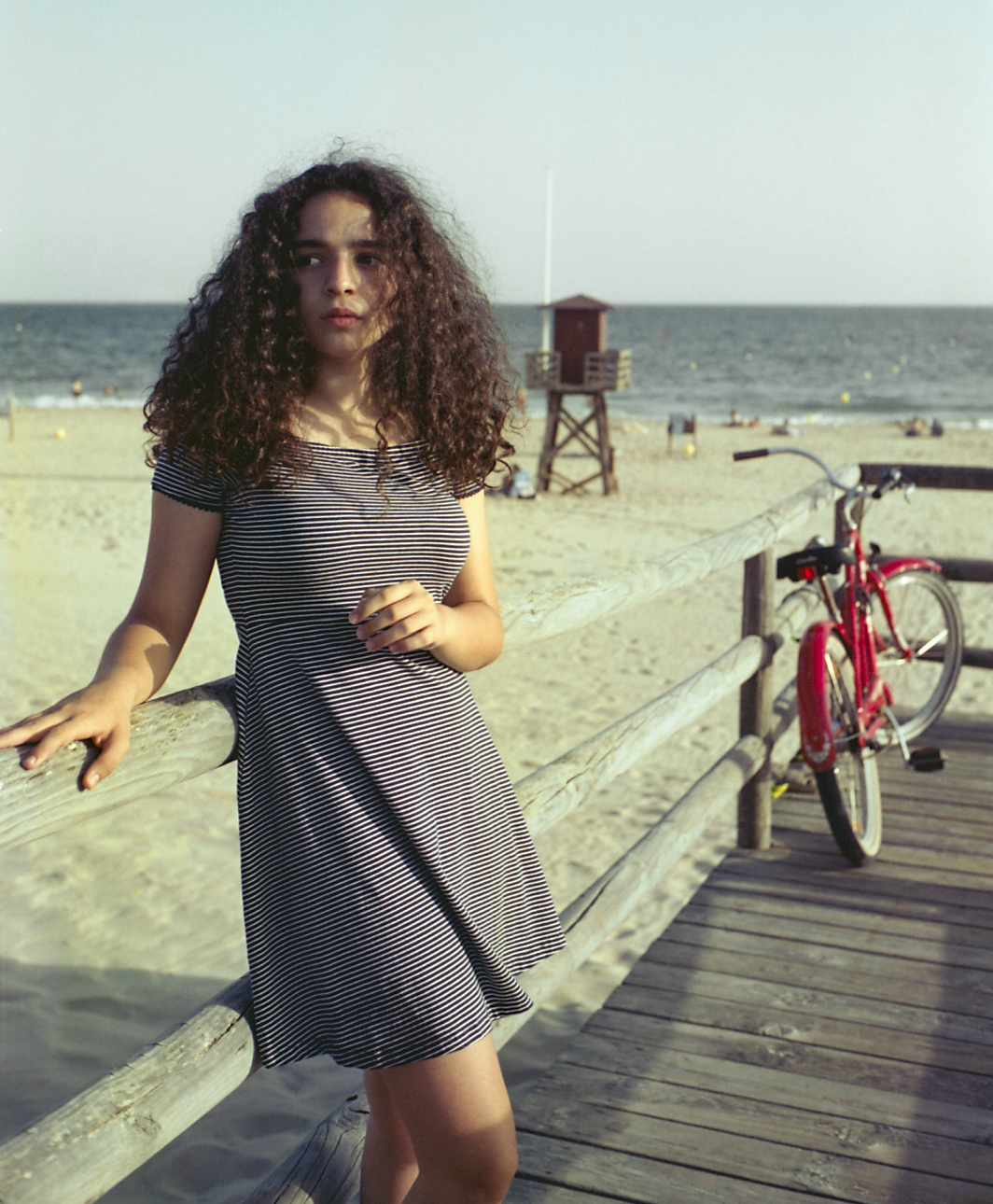 in the beach